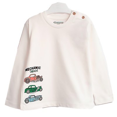 Лонгслив для мальчика Divonette 3279-1 кремовый 1